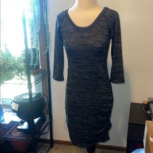 Black Heathered Women's Dress